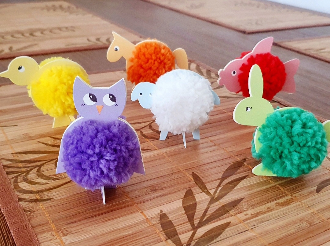 Pompon-Tiere