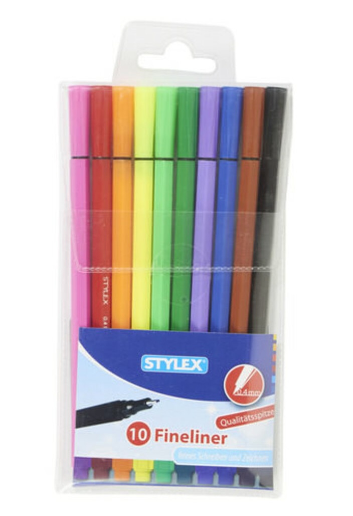 Fineliner, 10 Farben