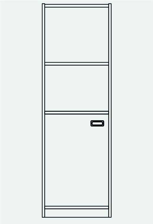 Hochschrank "Korpus-Classic"