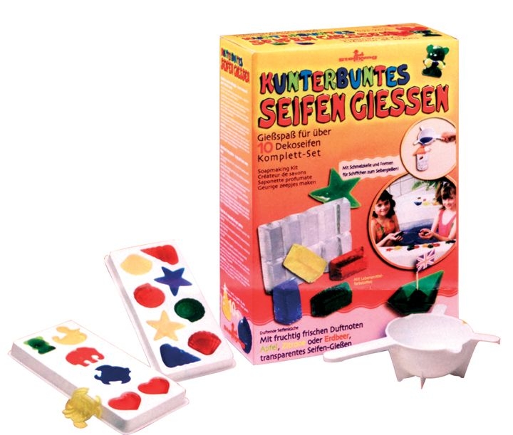 Kunterbuntes Seifengießen