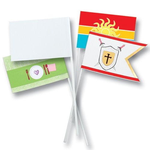 Papierfähnchen