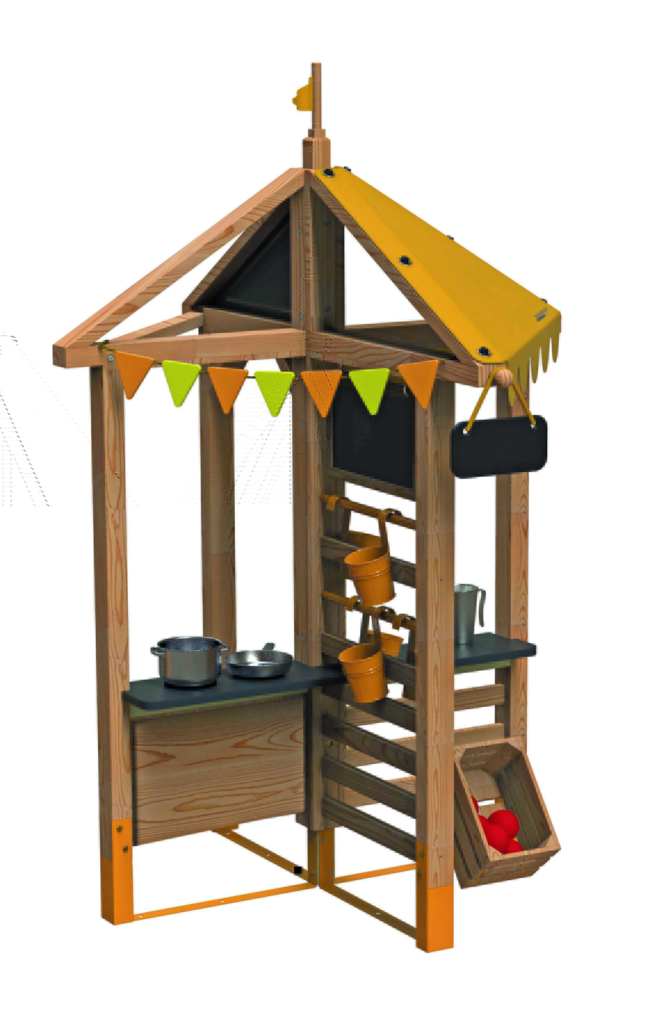 Außenspielküche / Marktsand / Imbiss 4 IN 1
