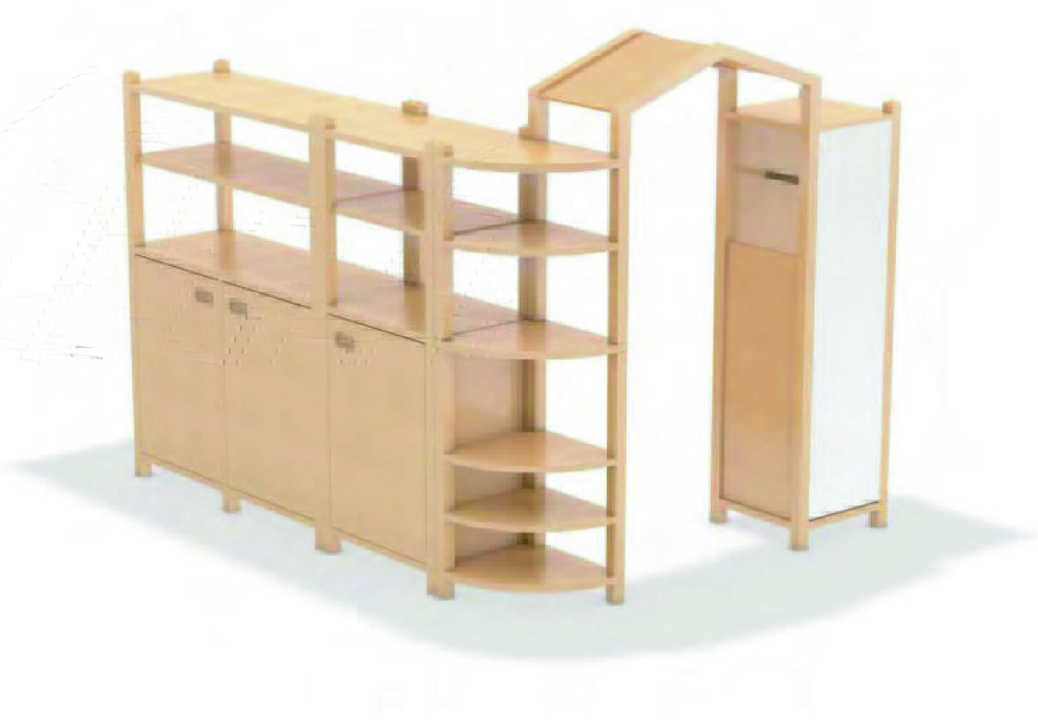 Raumteiler Regalsystem "Essen"