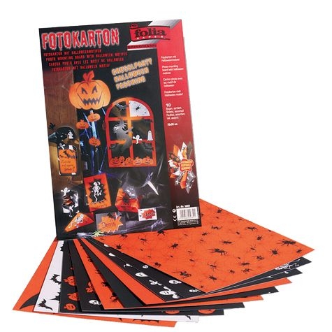 Fotokarton mit Halloweenmotiven 300g/m², 2-seitig