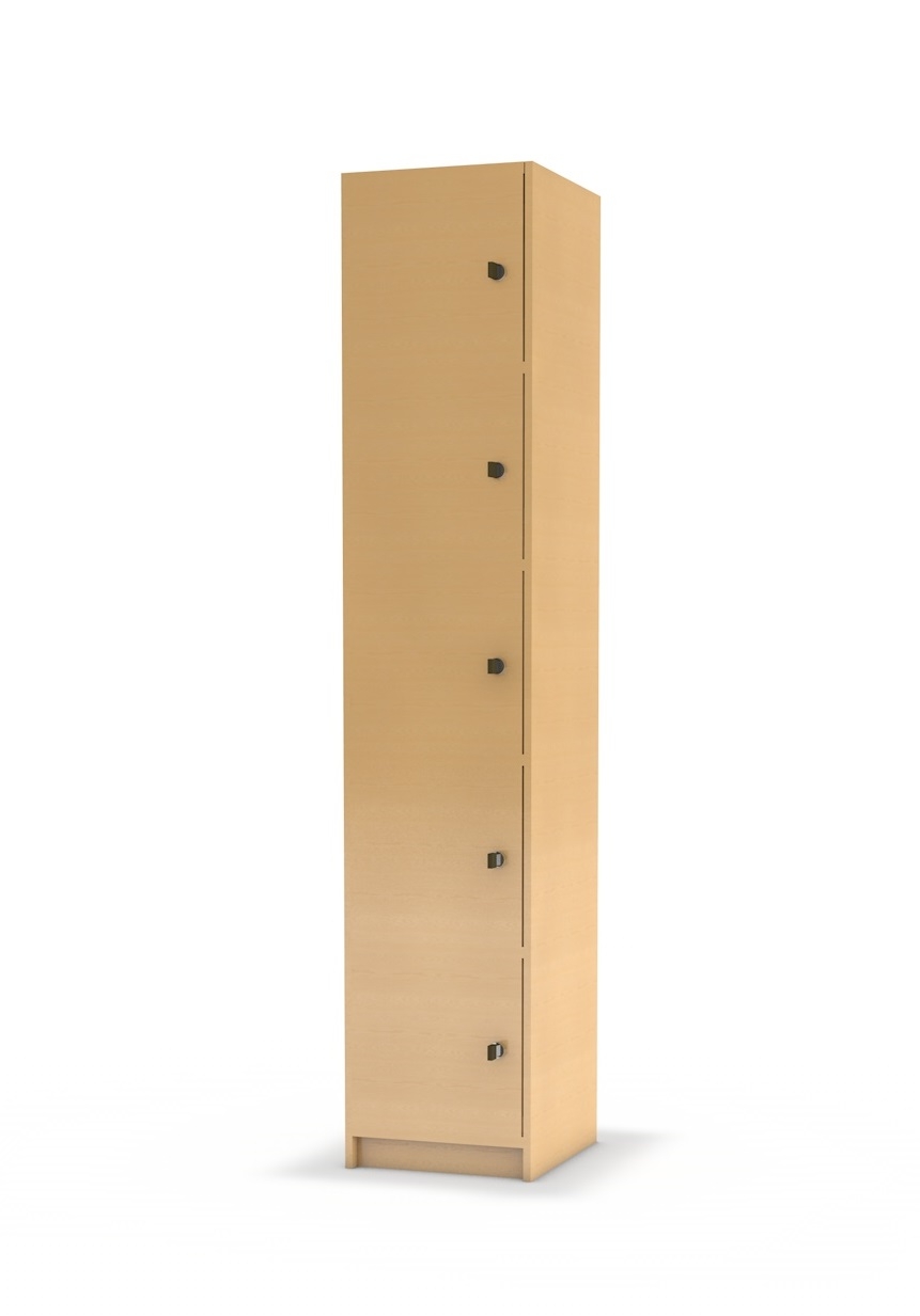 Hochschrank 5 Eigentumsfächer Türanschlag links