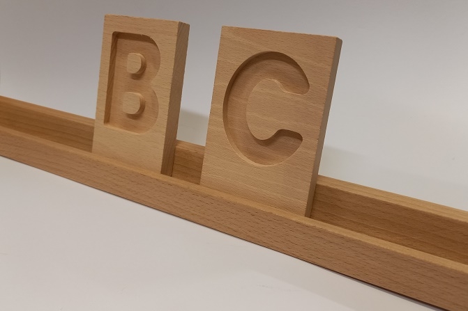 Buchstabenleiste