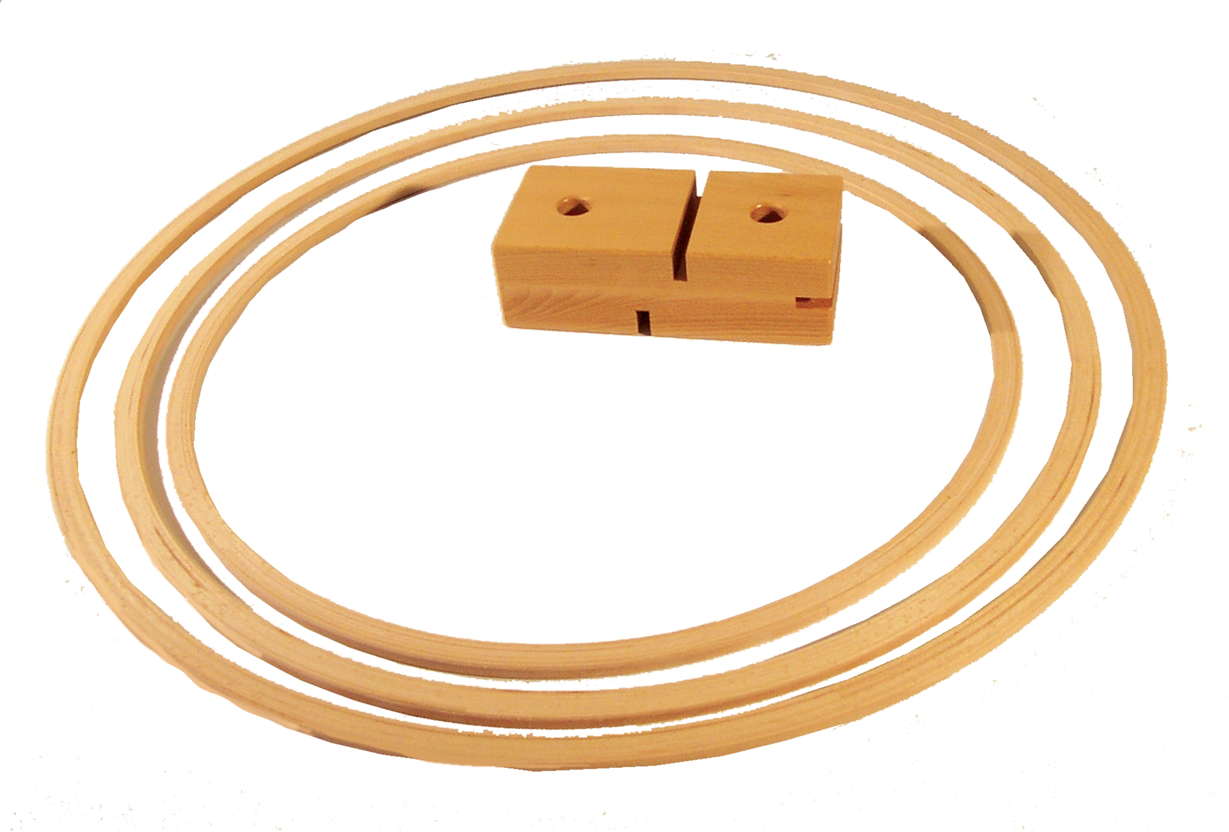 Stab- und Reifenhalter, Holz