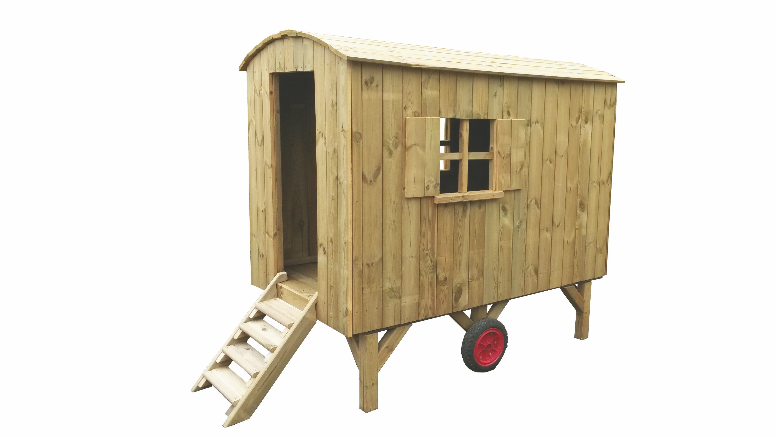 Bauwagen aus Massivholz