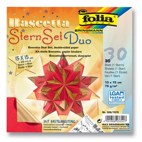 Bascetta-Stern Bastelset "Duo-Papier"
