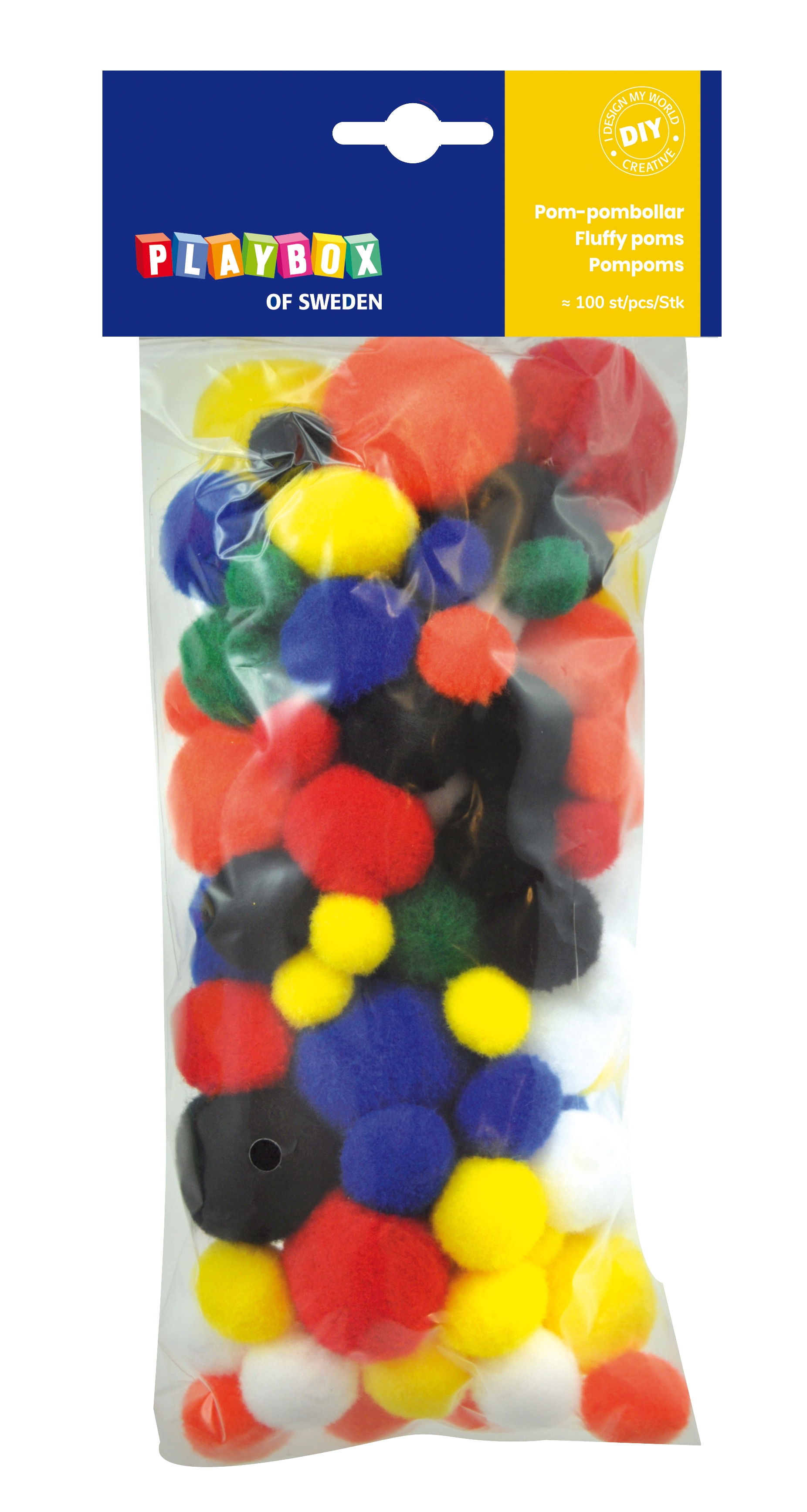 Pompons 100 Stück
