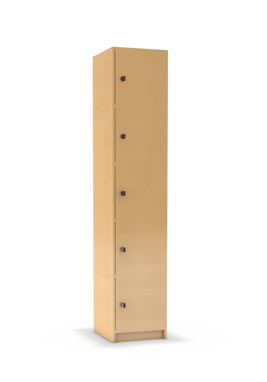 Hochschrank 5 Eigentumsfächer Türanschlag rechts