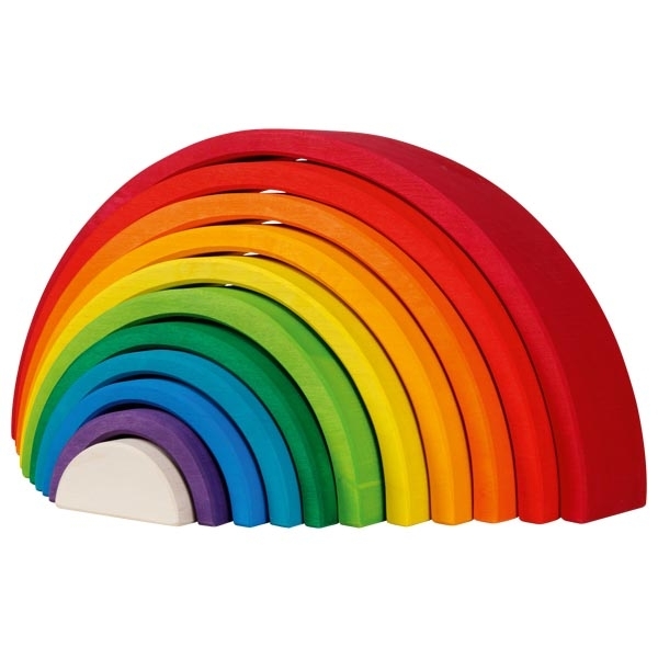 Goki Regenbogen Bausteine, 11-teilig