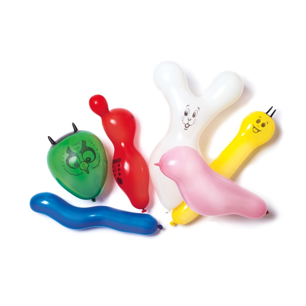 6 Figurenluftballons Tiere