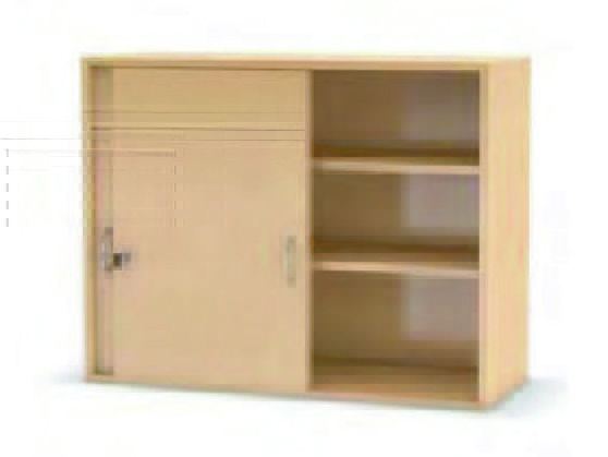 Aufsatzschrank, Schiebetür/2 Böden