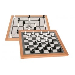 Magnetisches Dame- und Mühlespiel