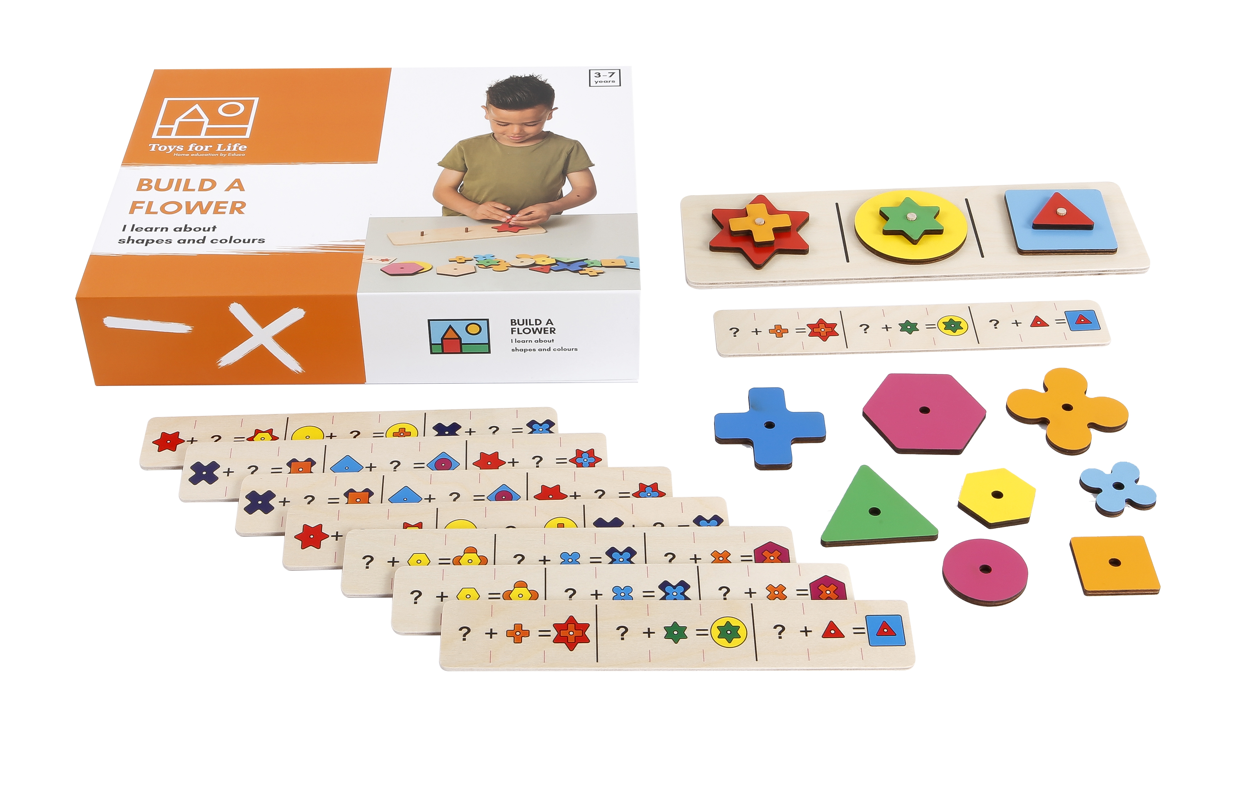 Lernspiel "Build a flower" Baue eine Blume