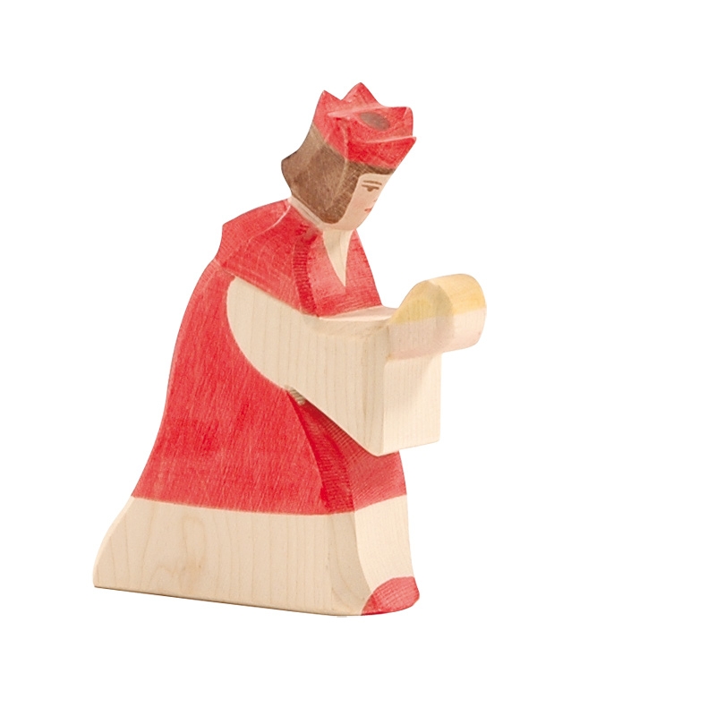 Ostheimer Krippenfigur König rot