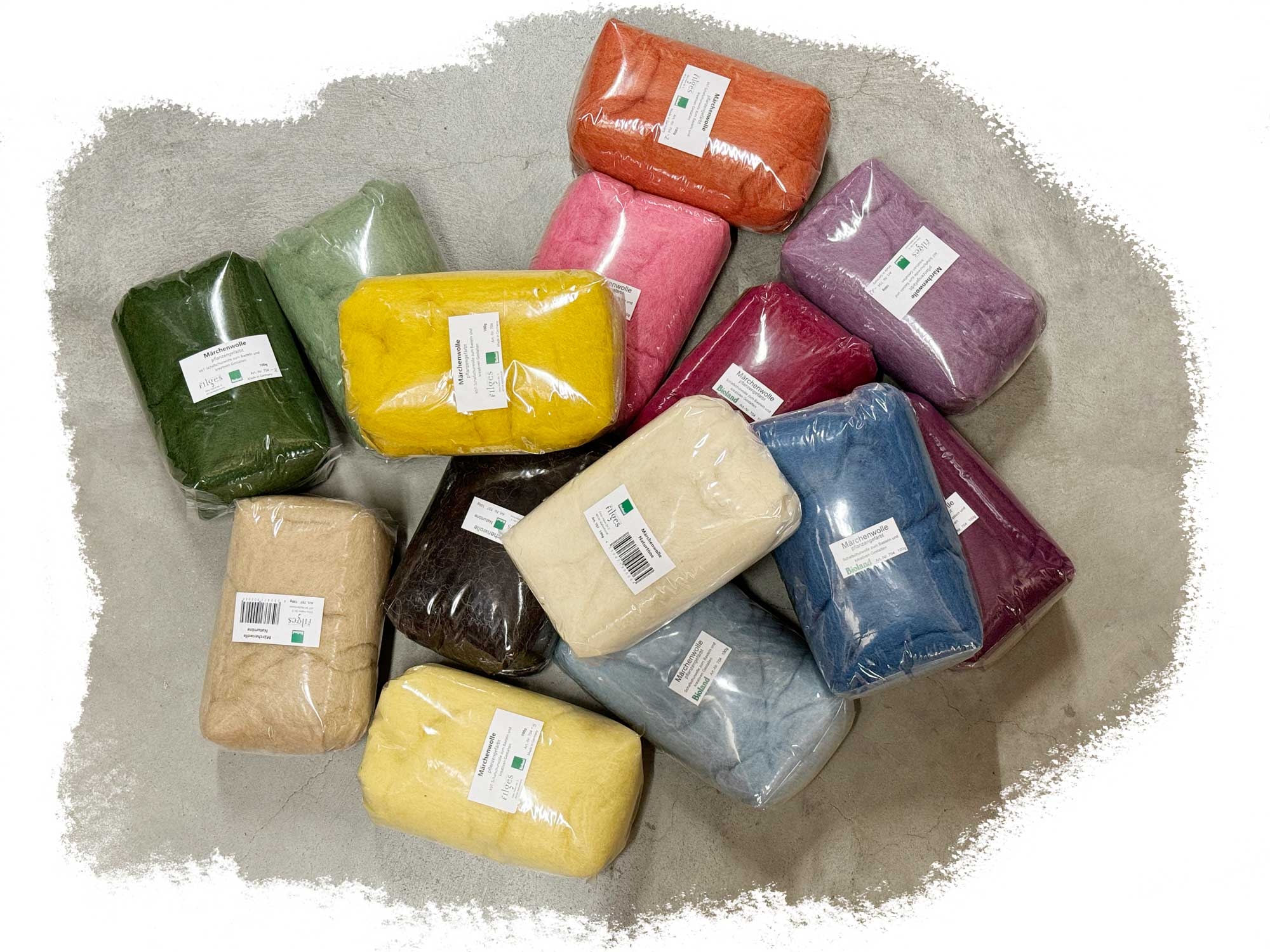 Märchenwolle zum Filzen 100 g