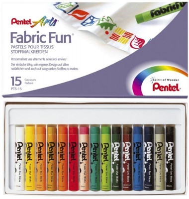 Textilkreide-Set 15 Farben