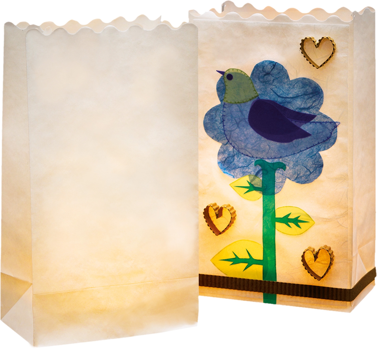 Lichtertüten aus Papier 5 Stück
