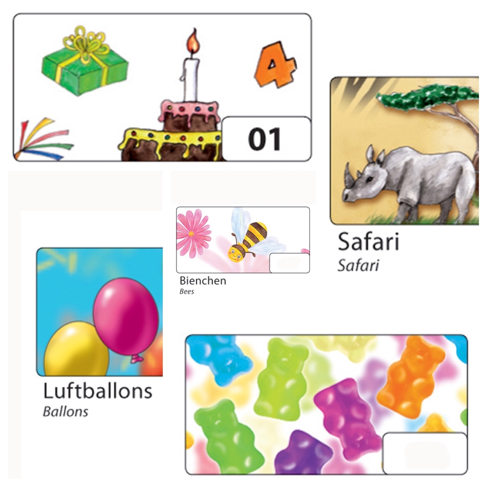 Motivkarton Kids, 50 x 70 cm, 10 Bogen