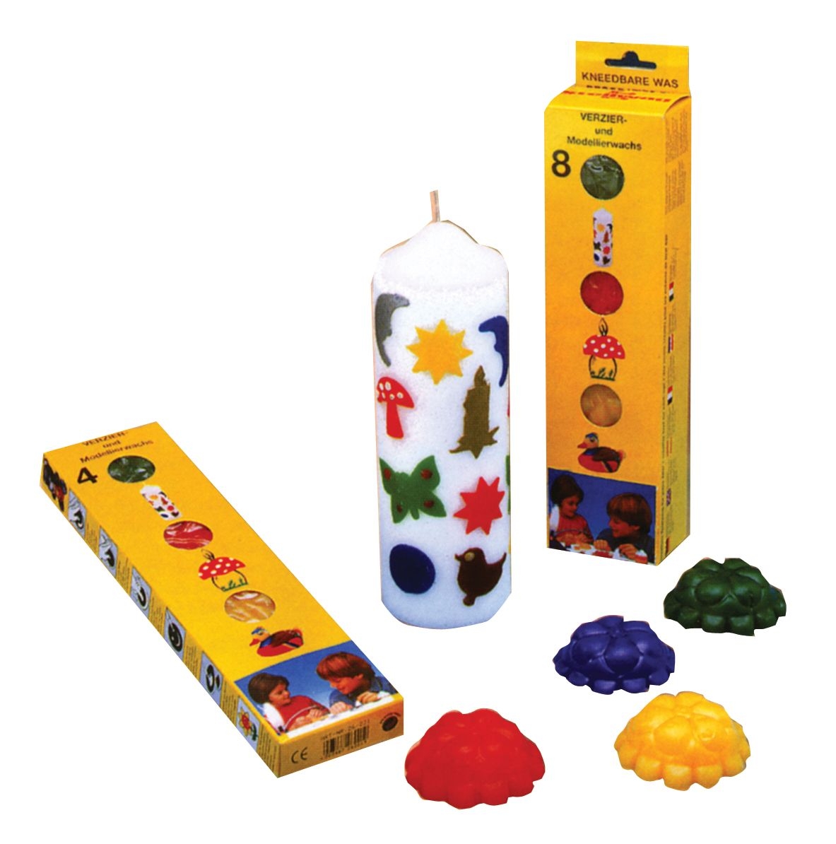 Set mit Verzier- und Modellierwachs