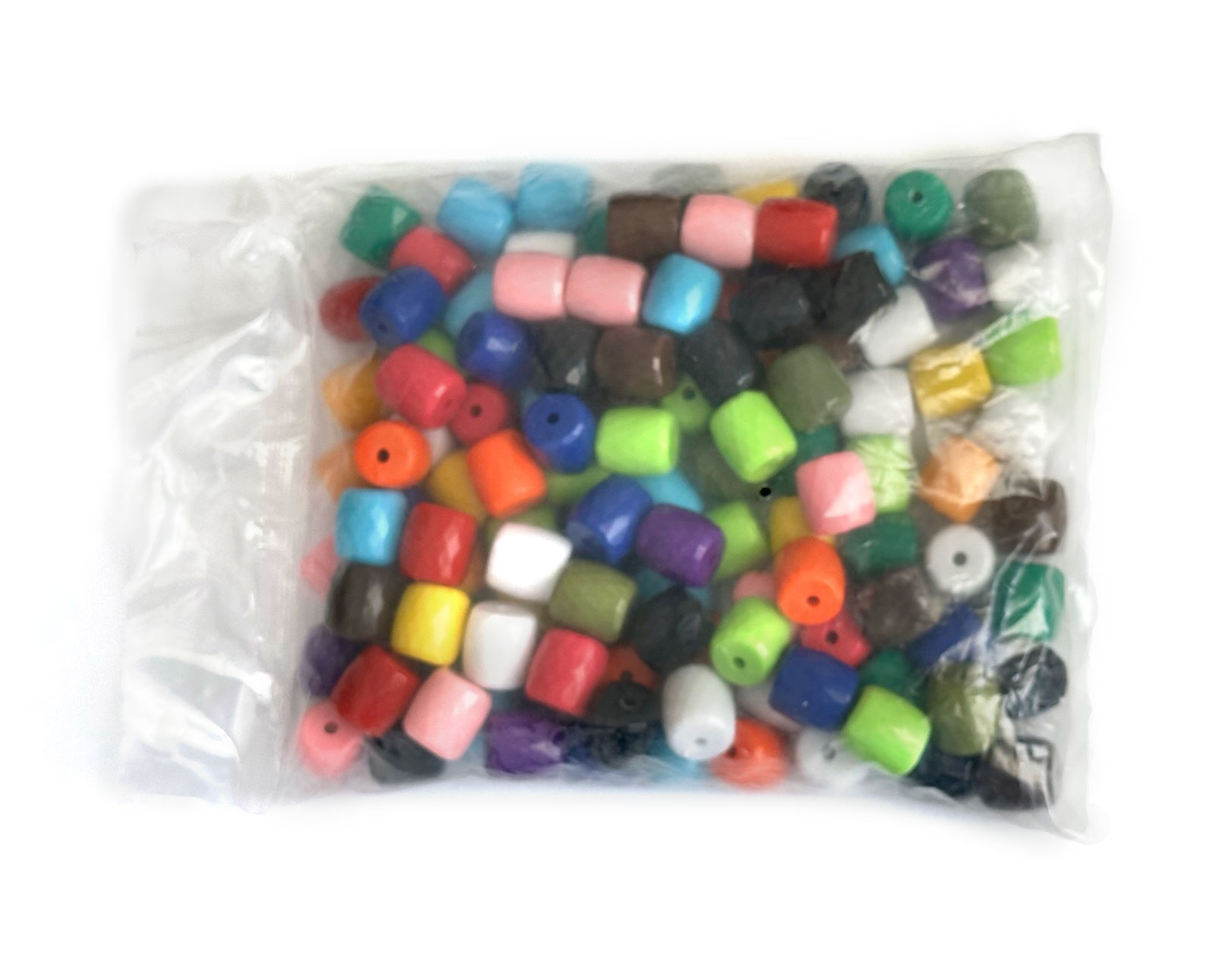 Perlenmix Bunt Walzenform Big