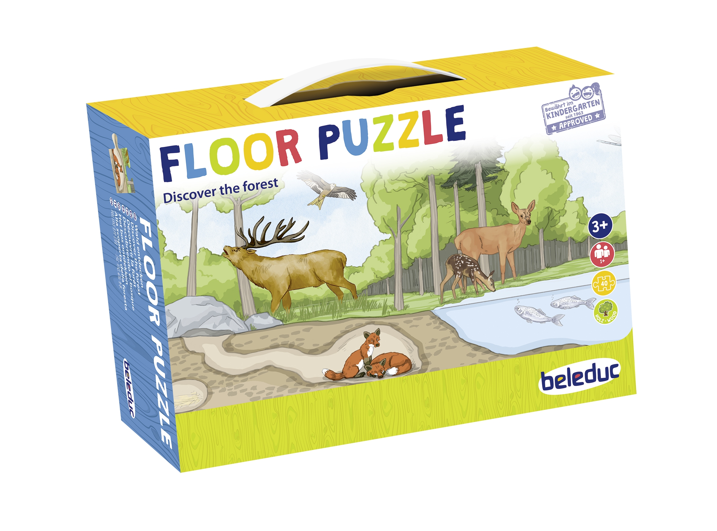 Boden-Puzzle "Entdecke den Wald"