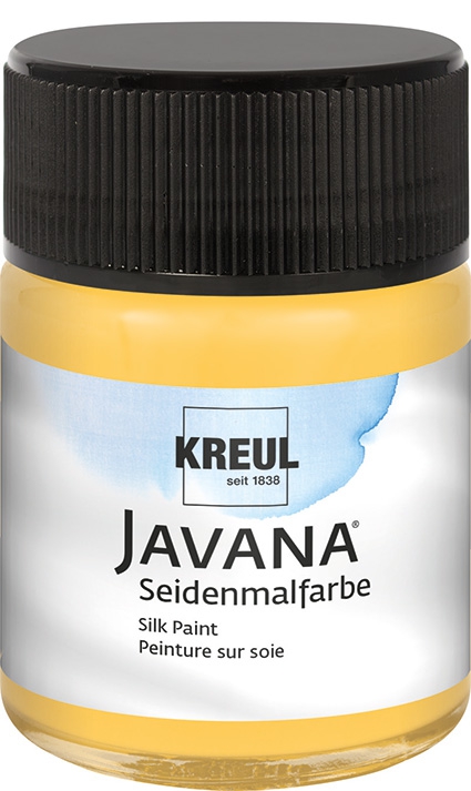 Seidenmalfarbe 50 ml, goldgelb