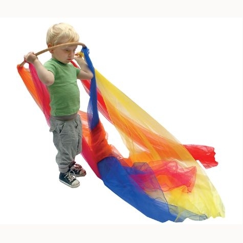 Chiffon-Jonglier-Tücher groß 135 x 135 cm