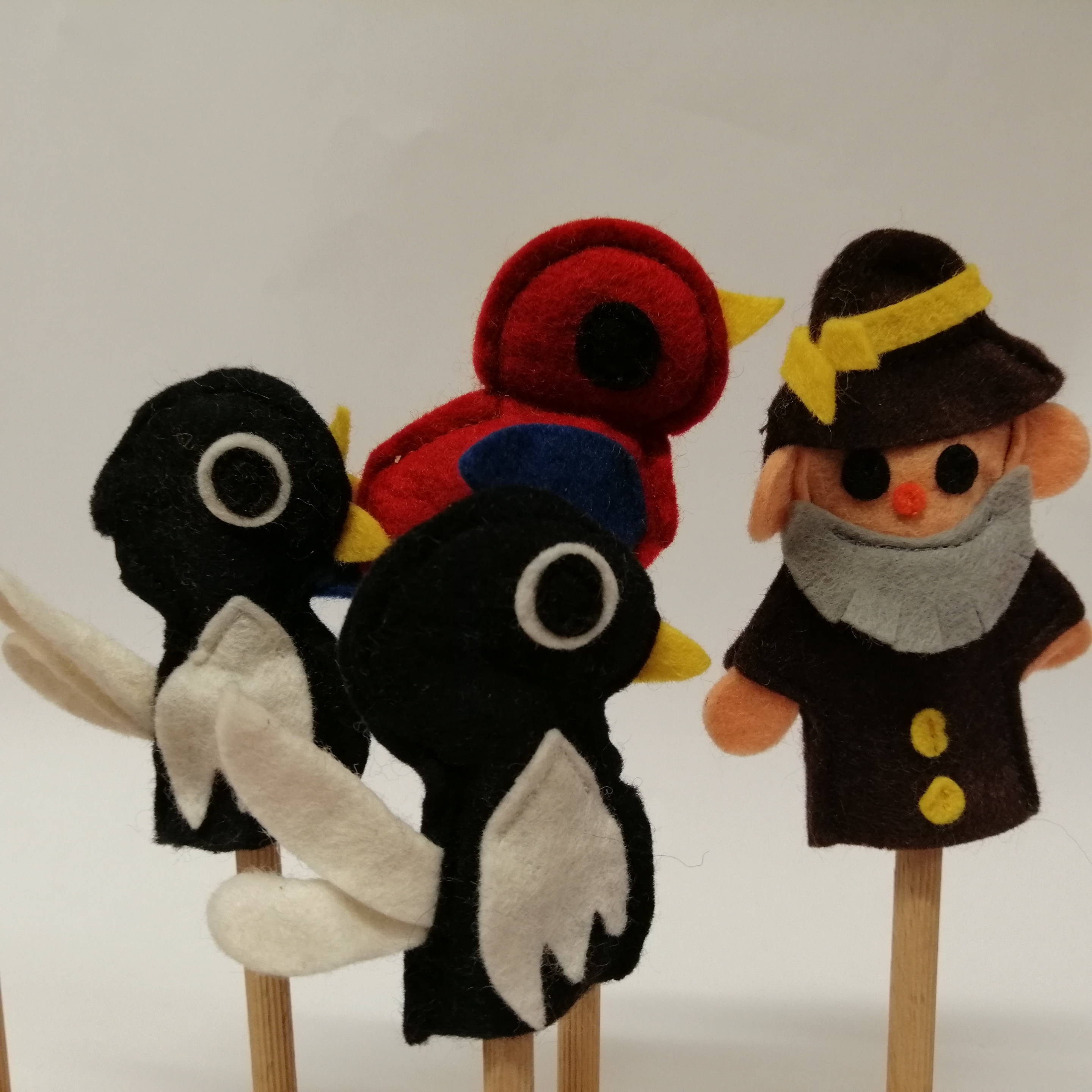 Fingerpuppen-Set, 10 Stück