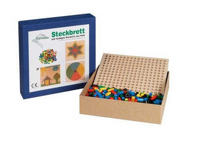 Steckbrett 24 x 24 cm inkl. 295 Stecker