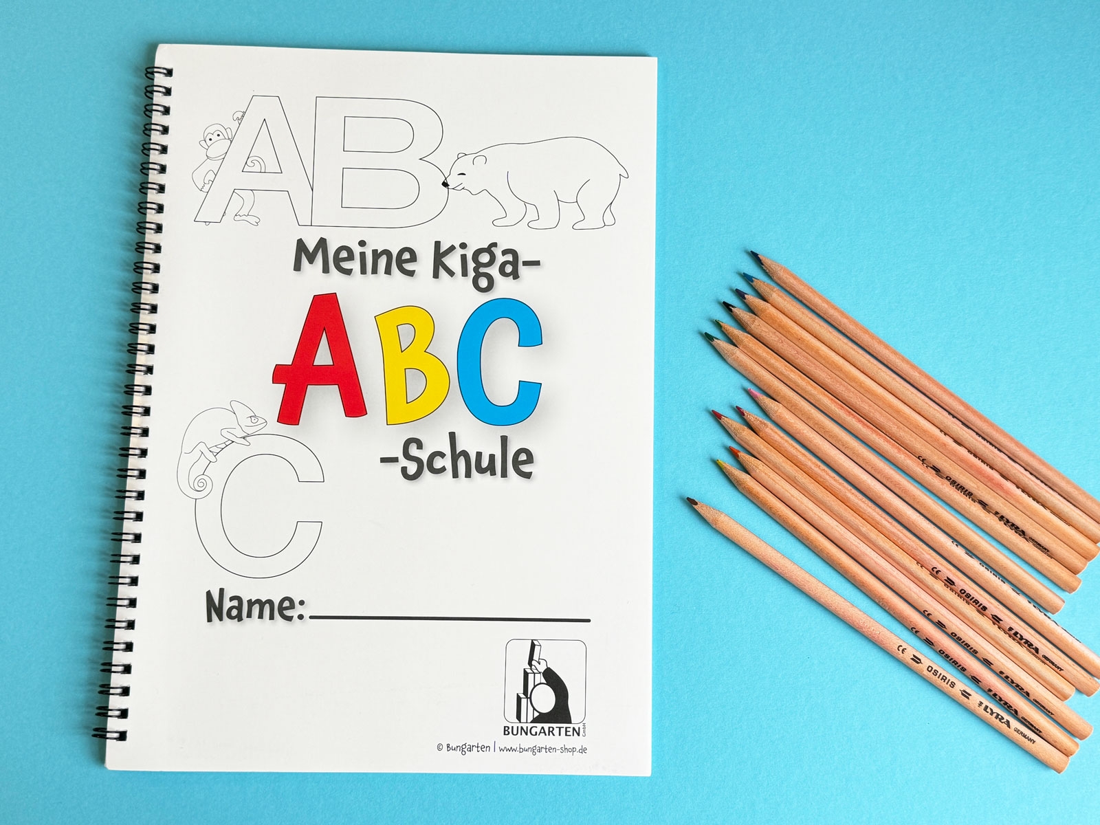 Meine Kiga-ABC-Schule Schreiblernheft