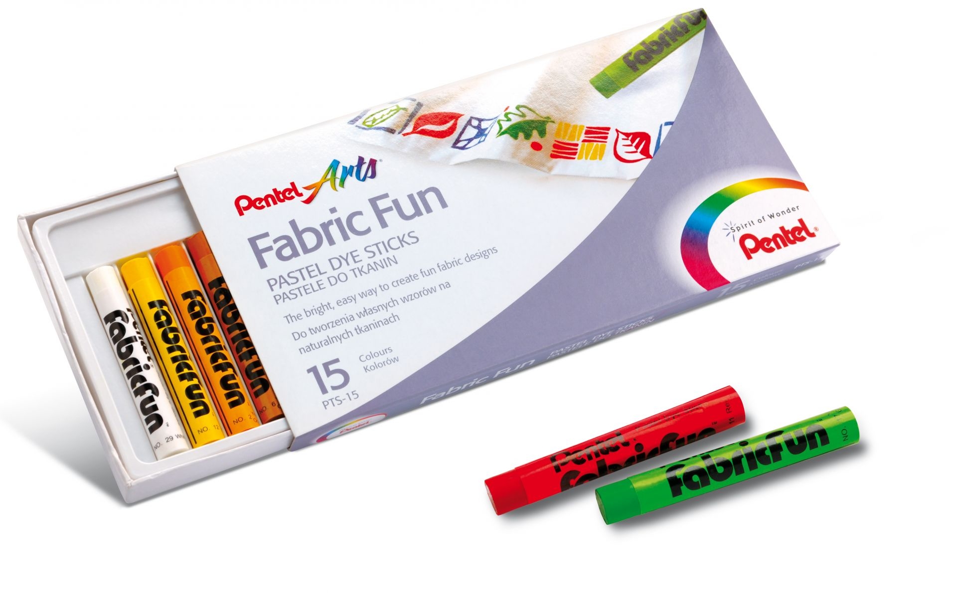 Textilkreide-Set 15 Farben