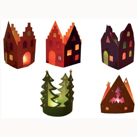 Adventsdorf, Haus und Baum