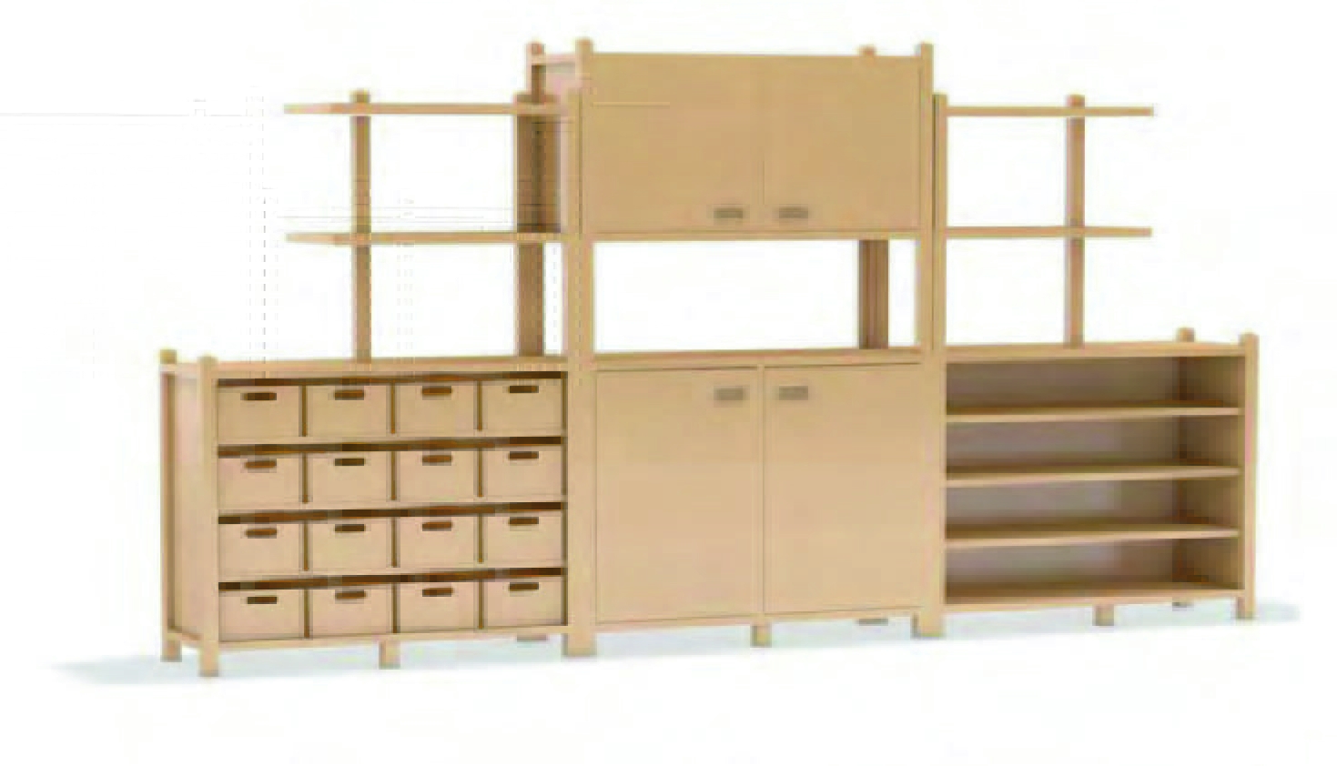 Raumteiler Regalsystem "Berlin"