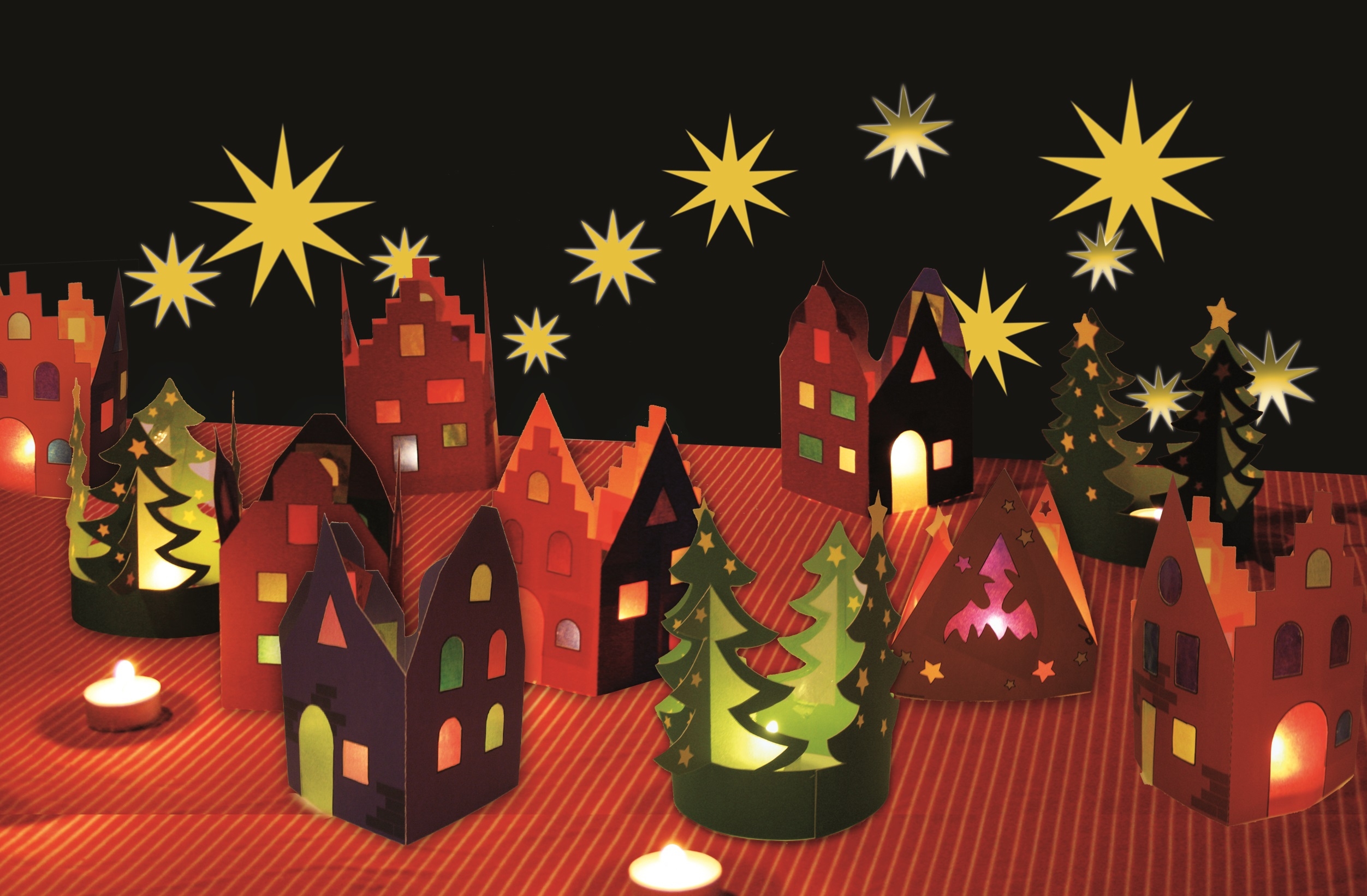 Adventsdorf, Krippe und Haus