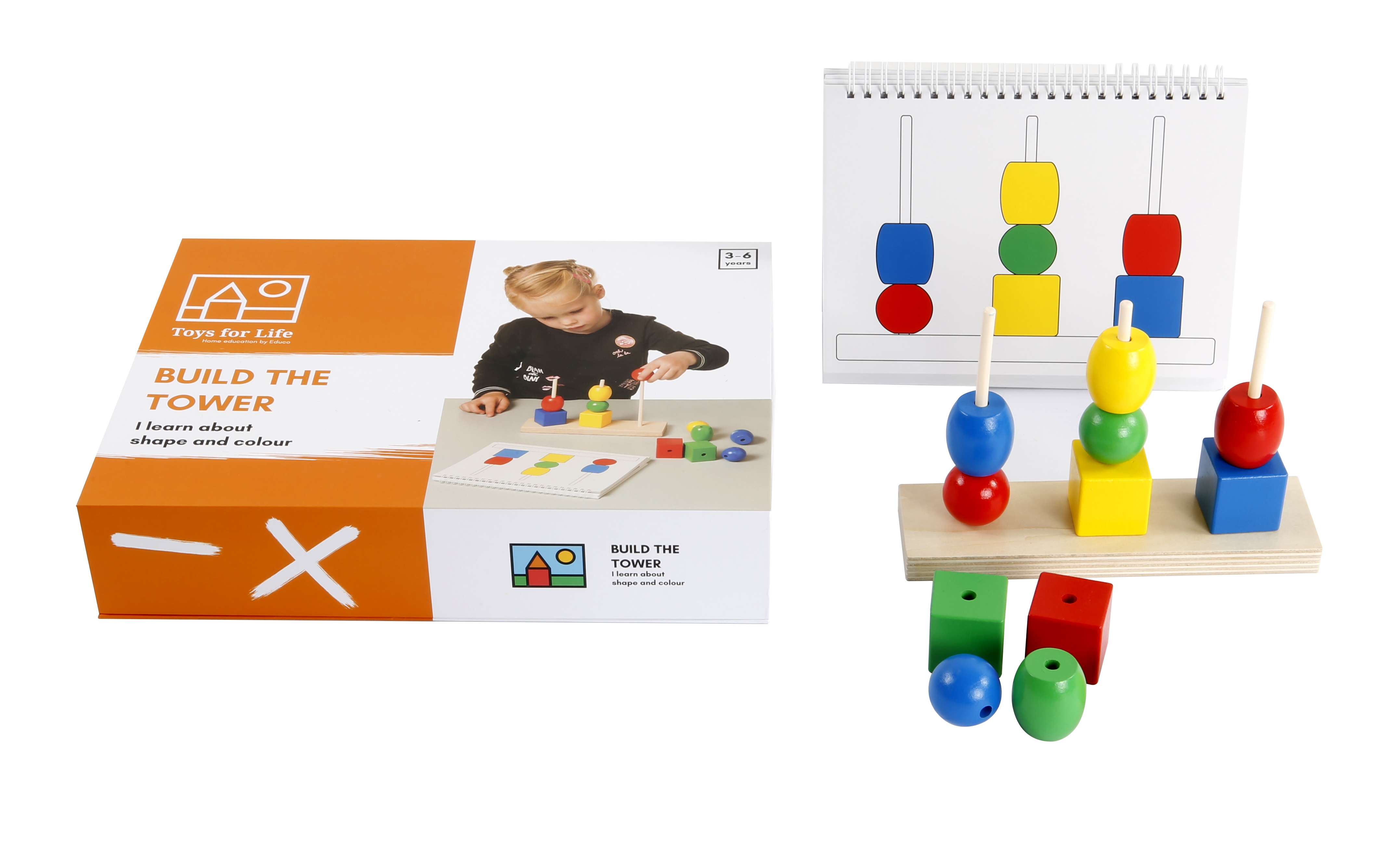 Lernspiel "Build the tower" - Baue den Turm