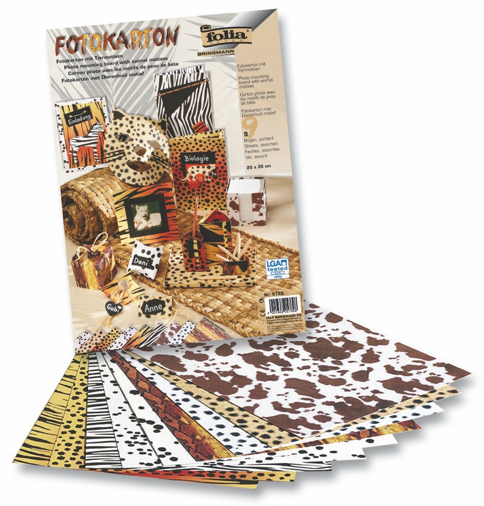 Tier-Fell-Leder-Karton 300g/m² 25x35 cm