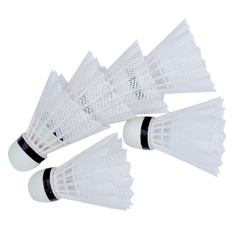 Badmintonbälle, Plastikkorb