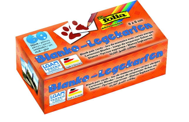 Blanko-Legekarten 60 Stück
