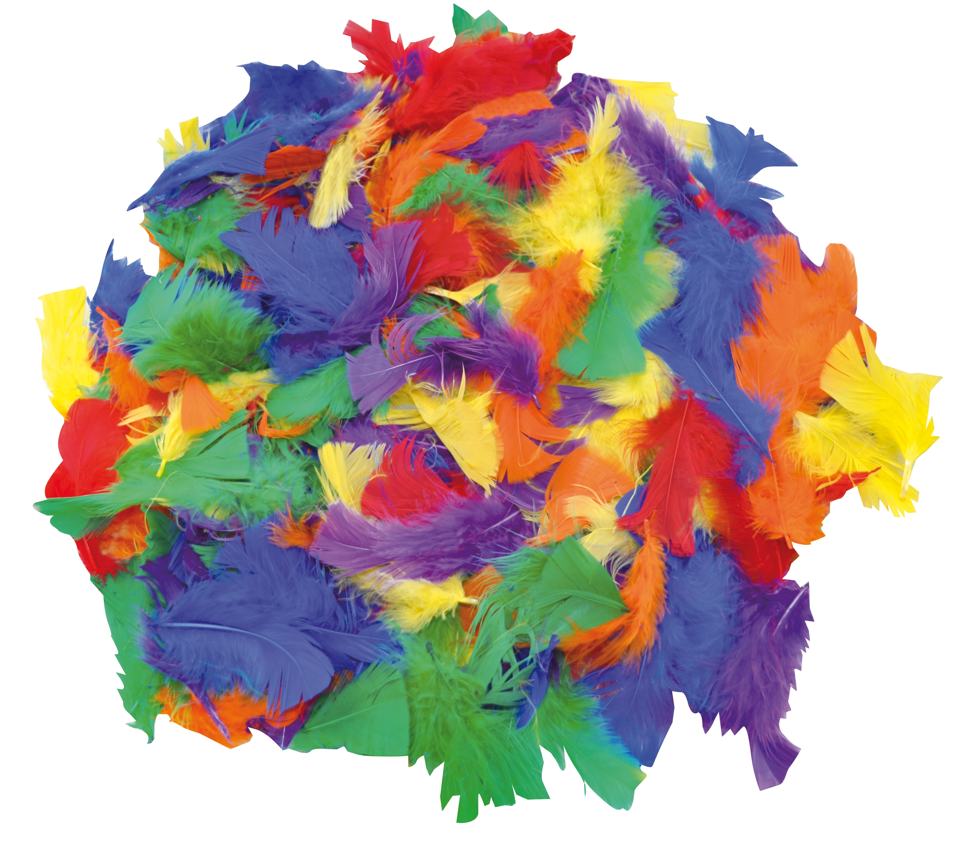Federn bunt 100g