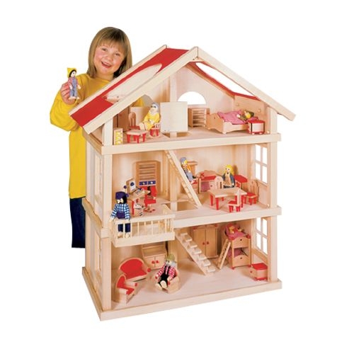 Goki Puppenhaus mit 3 Etagen